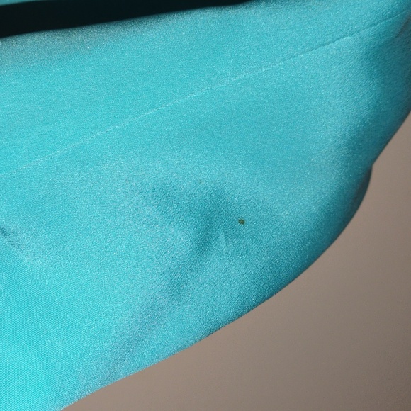 Jones New York silk turquoise blazer size 12 - Picture 5 of 8